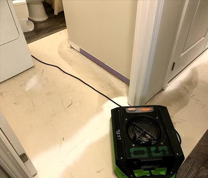 Removed wet flooring in Hallway