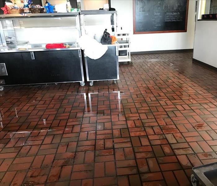 Wet tile flooring